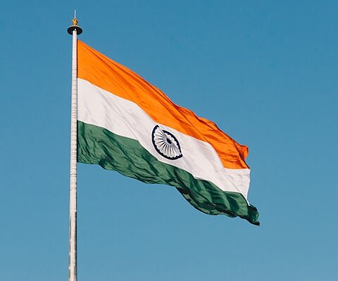 Indien Flagge