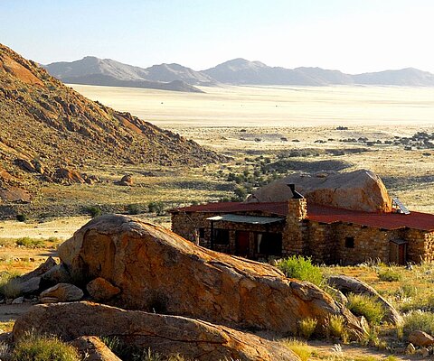 Symbolbild Takeoff auf Reisemessen - Vorträge Namibia